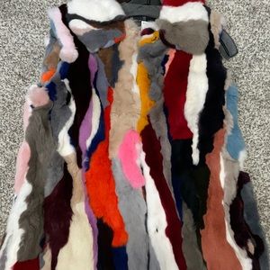 Multicolor Fur Vest